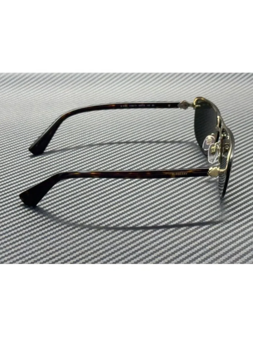 New Burberry Men Gold Sunglasses 63-15-140